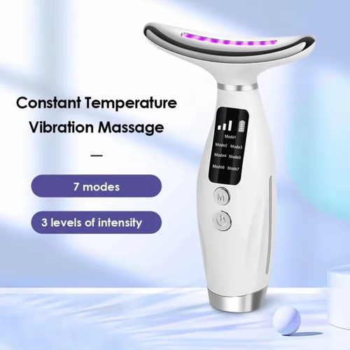 Masajeador Facial LED Vibratorio