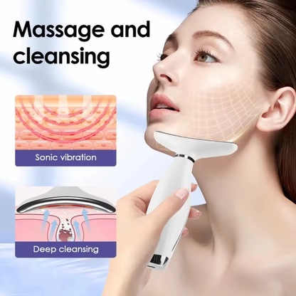 Masajeador Facial LED Vibratorio